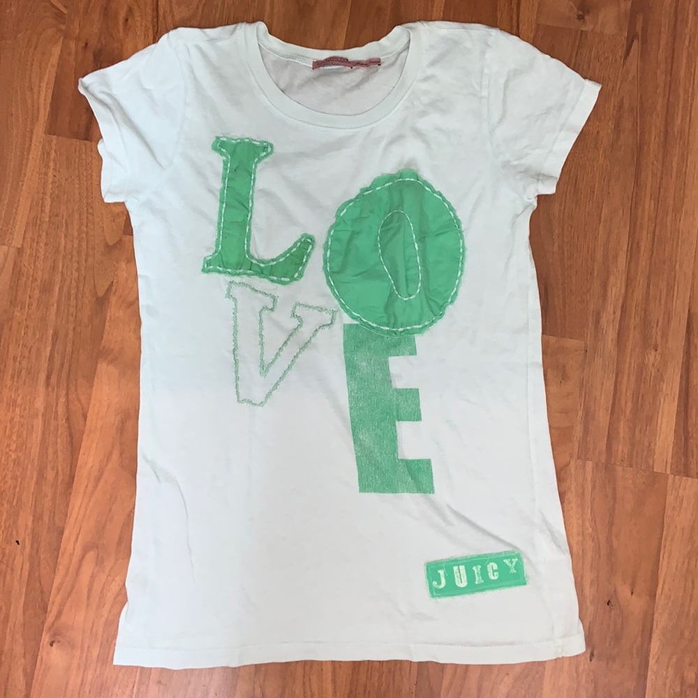 Original Juicy Couture Mixed Media LOVE Shirt